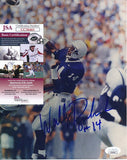 Wally Richardson PSU Penn State Signed 8x10 Color Photo JSA 141326