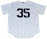 CODY BELLINGER SIGNED NEW YORK YANKEES #35 NIKE LIMITED JERSEY W/ BELLI BOMBS