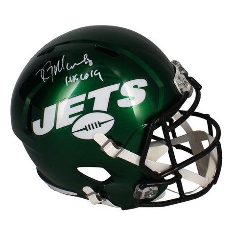 Kevin Mawae Autographed "HOF 19" New York Jets Full Size Speed Helmet Beckett