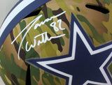 Jason Witten Autographed Cowboys Camo Speed F/S Helmet w/insc- Beckett W *White