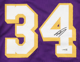 Shaquille O'Neal Signed Los Angeles Lakers Jersey (JSA) 4xNBA Champion / Big Man