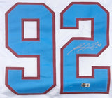 Gabriel Landeskog Signed Quebec Nordiques Throwback Jersey /Beckett Avalanche LW