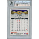 Ray Lewis Autographed/Signed 2012 Topps #25 Trading Card Beckett 52957