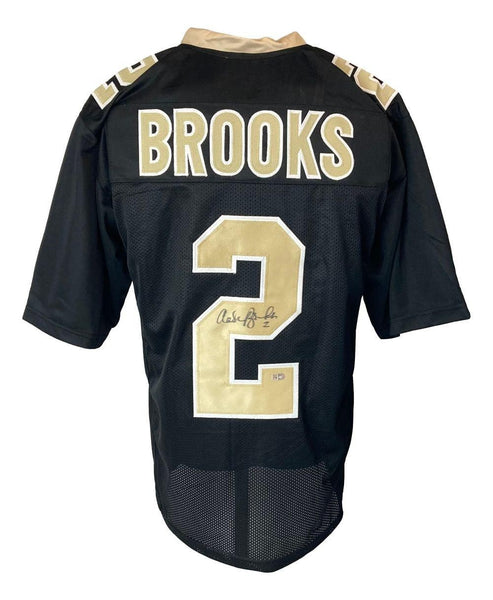 Aaron Brooks Signed New Orleans Saints Jersey (S.I. Hologram) Ex-Virginia Cav QB
