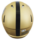 Travis Hunter "24 HT" Signed Heisman Logo Full Size Speed Proline Helmet BAS Wit
