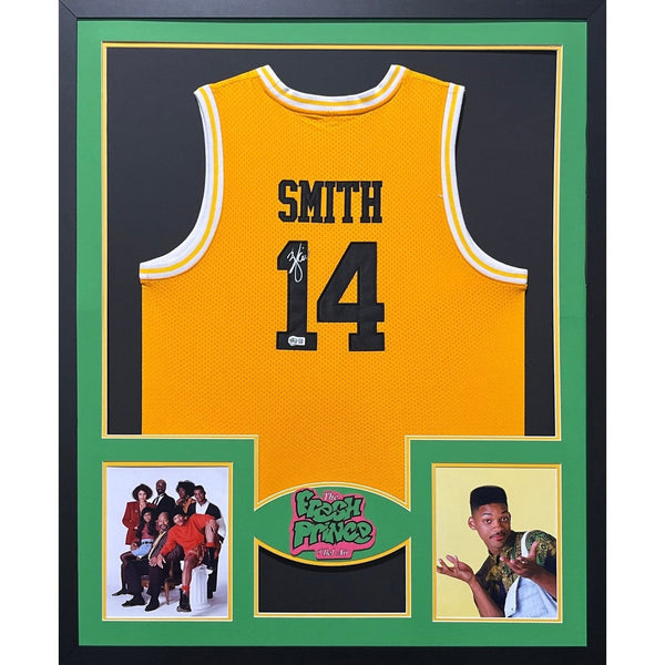 Will Smith Autographed Signed Framed Fresh Prince of Bel Air Jersey BECKETT
