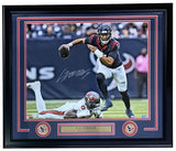CJ Stroud Signed Framed 16x20 Houston Texans vs Tampa Bay Photo Fanatics