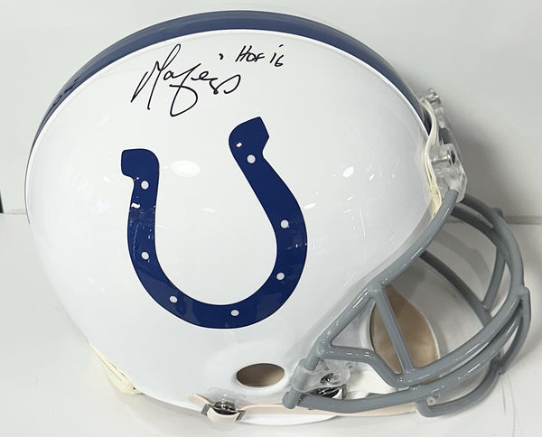 Marvin Harrison Signed Colts Pro Line Authentic FS Helmet HOF 16 Auto Fanatics