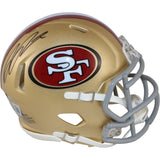 Ricky Pearsall Autographed San Francisco 49ers Mini Helmet Beckett 53652
