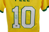 Pele Signed Brazil National Team Jersey (Beckett) 3xFIFA World Cup Champion