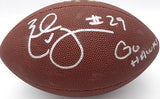 Earl Thomas Autographed Football Seattle Seahawks "Go Hawks" Beckett QR #BS30357