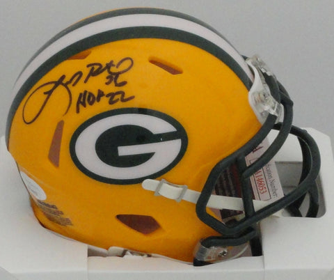 Packers LEROY BUTLER Signed Riddell Speed Mini Helmet AUTO w/ HOF 2022 - JSA