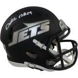 Darrelle Revis Autographed New York Jets Rivalries Mini Helmet Beckett 56472