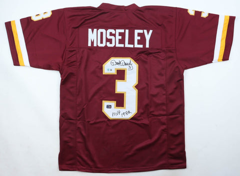 Mark Moseley Signed Washington Redskins Jersey Inscribed "MVP 1982" (Beckett) PK