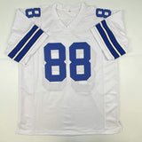 Autographed/Signed Drew Pearson Dallas White Football Jersey JSA COA