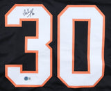 Ickey Woods Signed Cincinnati Bengals Jersey (Beckett) Super Bowl XXIII R.B.