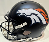 Patrick Surtain II Autographed, Inscribed Denver Broncos Navy Pro Helmet BAS COA