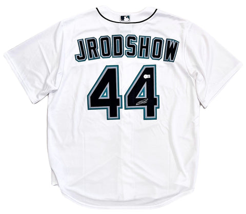 Julio Rodriguez Seattle Mariners Signed "JRODSHOW" Nike White Jersey BAS