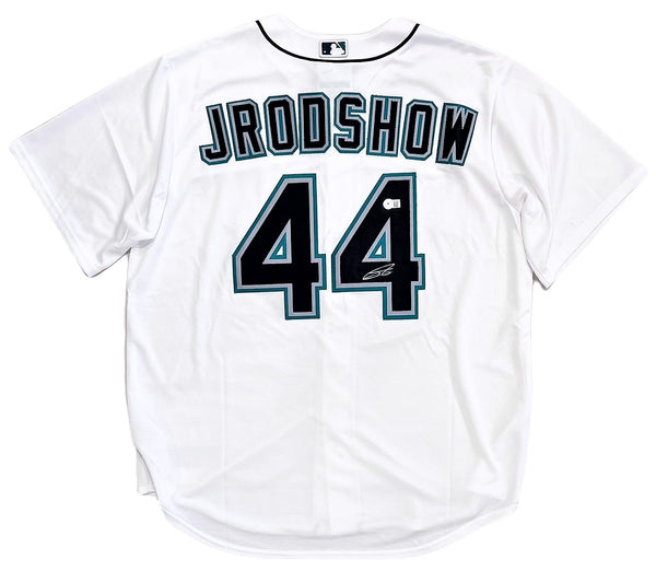 Julio Rodriguez Seattle Mariners Signed "JRODSHOW" Nike White Jersey BAS