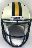 Packers CHRISTIAN WATSON Signed Full Size RIVALRY Replica Speed Helmet AUTO BAS