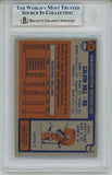 Calvin Hill Autographed 1976 Topps #131 Trading Card Slab Beckett 57056