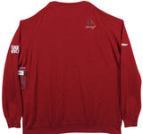 John Daly Signed Match Worn Red Johnstons of Elgin Cashmere Sweater BAS #BH00306