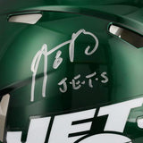 Autographed Aaron Rodgers Jets Helmet Fanatics Authentic COA Item#12851632