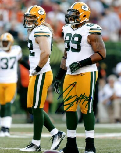 Packers Lineman JEREL WORTHY Signed 8X10 Photo #1 AUTO - 2012 2nd Rnd Pick