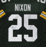 Packers All Pro Returner KESEAN NIXON Signed Custom Replica Green Jersey AUTO
