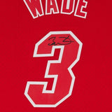 Dwyane Wade Miami Heat Signed Mitchell & Ness 2012 Christmas Day Swingman Jersey