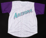 Luis Gonzalez Signed Diamondbacks Jersey Inscribed "2001 WS Game 7 GW Hit" (JSA)