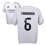 Eduardo Camavinga Signed Real Madrid FC Soccer Jersey #6 with Beckett Witness