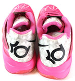 Kevin Durant Autographed Nike Zoom IV Pinkfire II/Black-Metallic Silver Shoes