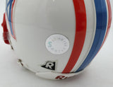 Warren Moon Signed Houston Oilers Mini Helmet (Schwartz) 9xPro Bowl Quarterback