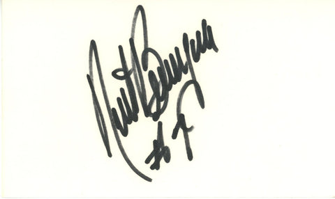 Kurt Bevacqua Autographed San Diego Padres Index Card Beckett 45304