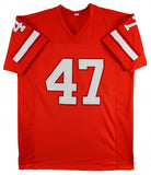 John Lynch Signed Tampa Bay Buccaneers Creamsicle Throwback Jersey (Beckett)Bucs