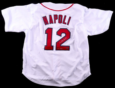 Mike Napoli Signed Boston Red Sox Jersey Inscribed "13 WSC"(Wilder Side Sports)
