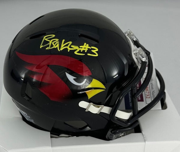 Cardinals All Pro BUDDA BAKER Signed Riddell ATL 22 Speed Mini Helmet AUTO - JSA