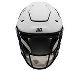Travis Hunter Signed Jacksonville Jaguars Speed Flex Alternate White NFL Helmet