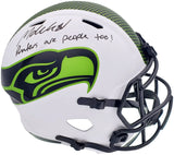 MICHAEL DICKSON AUTOGRAPHED SEAHAWKS LUNAR ECLIPSE FULL SIZE HELMET MCS 200259