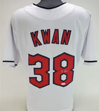 Steven Kwan Signed Cleveland Guardians Jersey JSA COA 2022 Gold Glove Outfielder