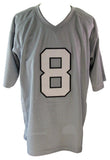 Ray Guy HOF Oakland Raiders Signed/Autographed Custom Grey Jersey Beckett 204082