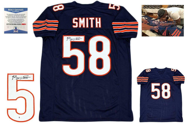 Roquan Smith Autographed SIGNED Jersey - Navy - Beckett Authentic