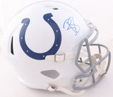 Reggie Wayne Signed Indianapolis Colts Full Sized Helmet (JSA) Miami Hurricanes