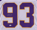 John Randle Signed Minnesota Vikings Jersey (JSA) 7xPro Bowl Defensive Tackle