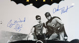 Batman TV Series Deluxe Framed phot signed by Adam West and Burt Ward PSA/DNA