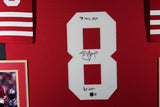 Steve Young Signed San Francisco 49ers Mitchell & Ness Framed Jersey HOF Beckett