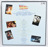 Huey Lewis & Michael J. Fox Autographed BTTF Vinyl - Beckett W Hologram *Blue