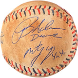 Sandlot Autographed/Signed Babe Ruth Ripped Custom Baseball 6 Sigs Beckett 52769