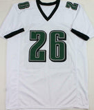 Miles Sanders Autographed White Pro Style Jersey - JSA W Auth *2